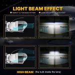 Dualvision H4 LED Headlight Bulbs 80000LM 800W - Fits Ford, Toyota, Honda 5 ee30cec2163d5cf35a71ad6d160ac440.jpeg