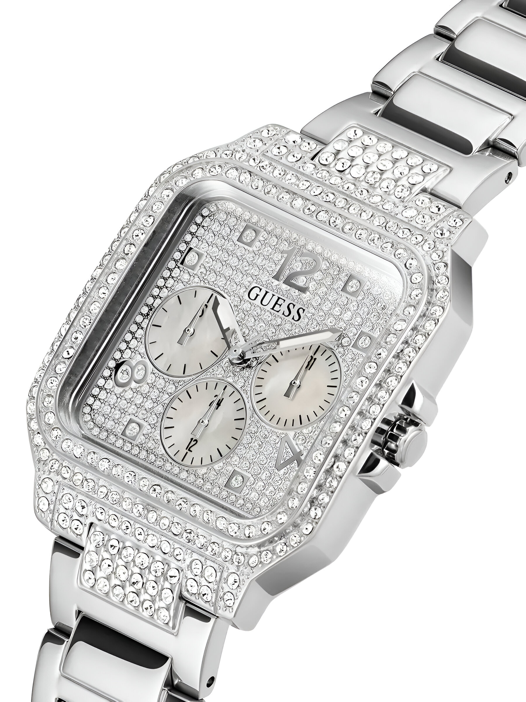 Guess Deco Grey Stainless Steel Quartz Watch – Elegant 35MM Dial Guess Relojes Top Guess Deco Grey Stainless Steel Quartz Watch - Elegant 35MM Dial Guess Relojes Top