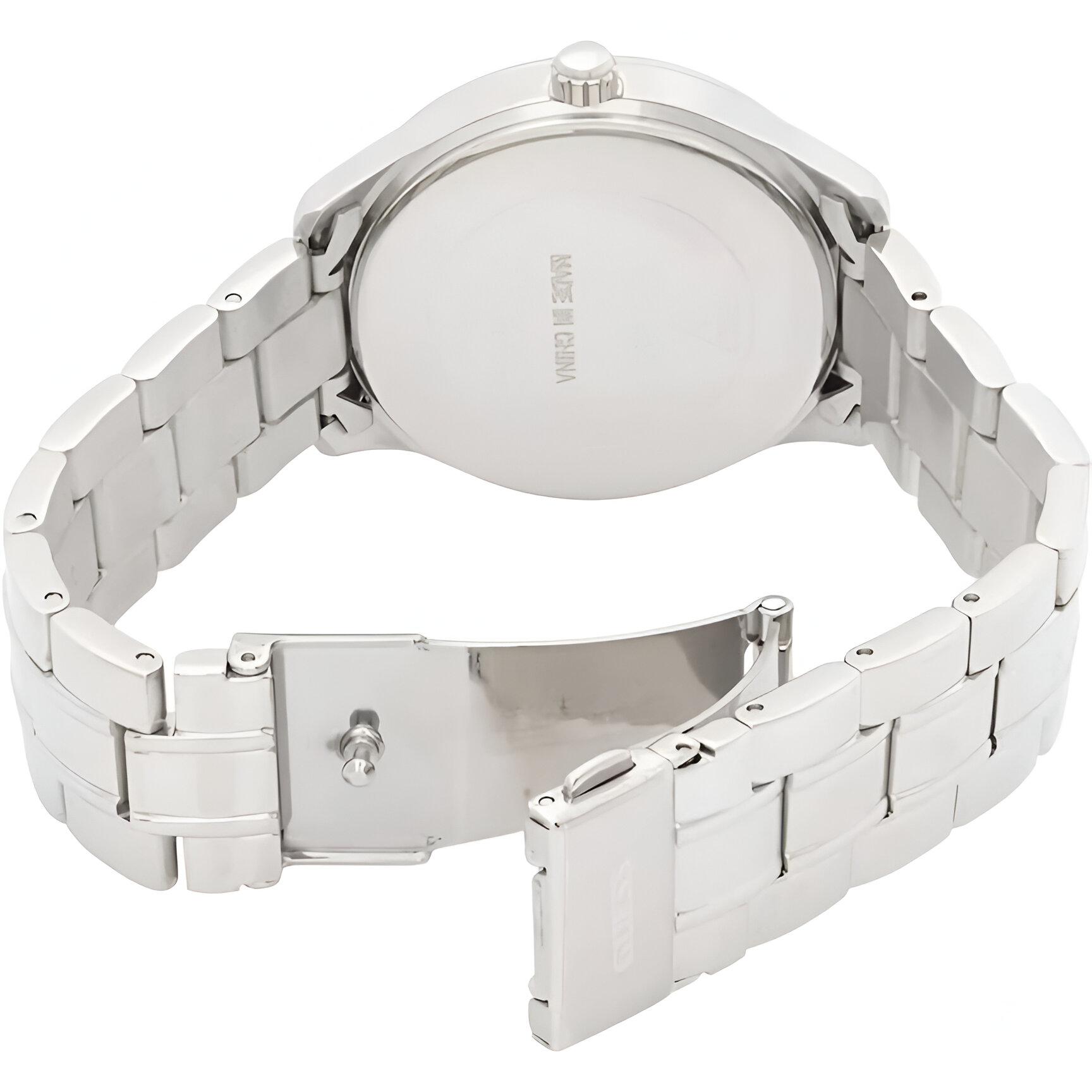 Guess Silver Steel Quartz Analog Watch with Money Bracelet – 38mm Dial Guess Relojes Top Guess Silver Steel Quartz Analog Watch with Money Bracelet - 38mm Dial Guess Relojes Top