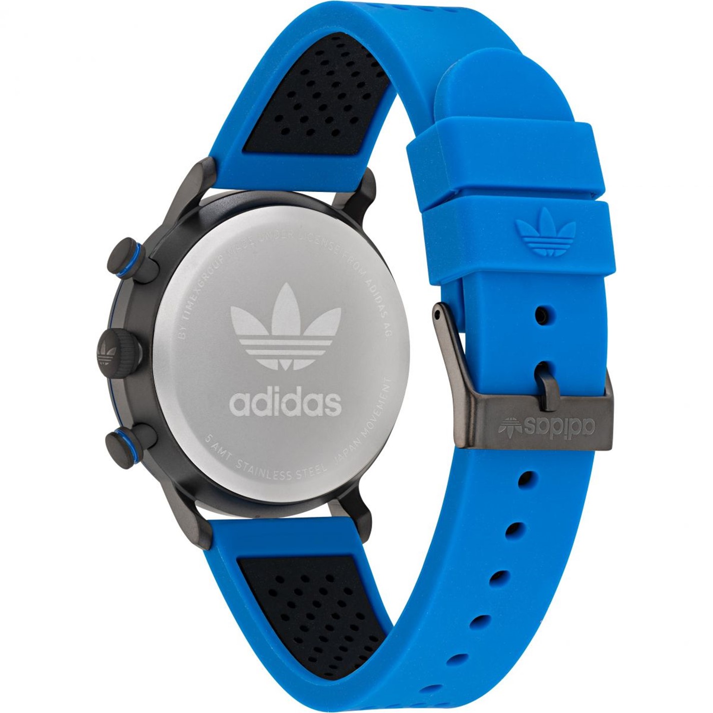 Adidas Code One Chrono Quartz Watch with Grey Stainless Steel Case and Blue Rubber Strap Adidas Relojes Top Adidas Code One Chrono Quartz Watch with Grey Stainless Steel Case and Blue Rubber Strap Adidas Relojes Top