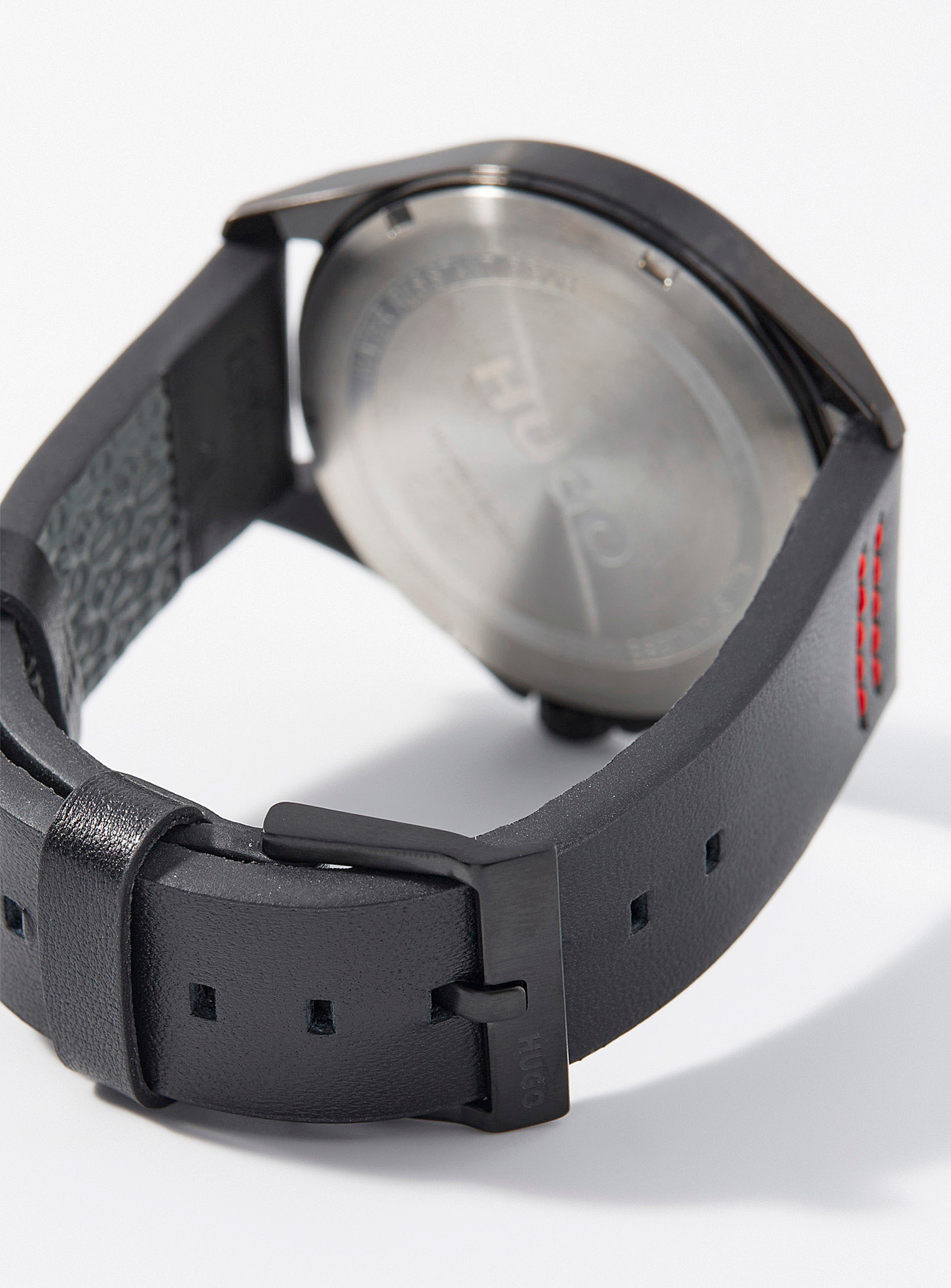 Hugo Boss Black Stainless Steel & Leather Quartz Watch – 35mm Analog Dial Hugo Boss Relojes Top Hugo Boss Black Stainless Steel & Leather Quartz Watch - 35mm Analog Dial Hugo Boss Relojes Top