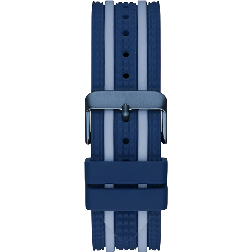 GUESS Men’s Blue Stainless Steel Quartz Watch with Silicone Strap Guess Relojes Top GUESS Men's Blue Stainless Steel Quartz Watch with Silicone Strap Guess Relojes Top