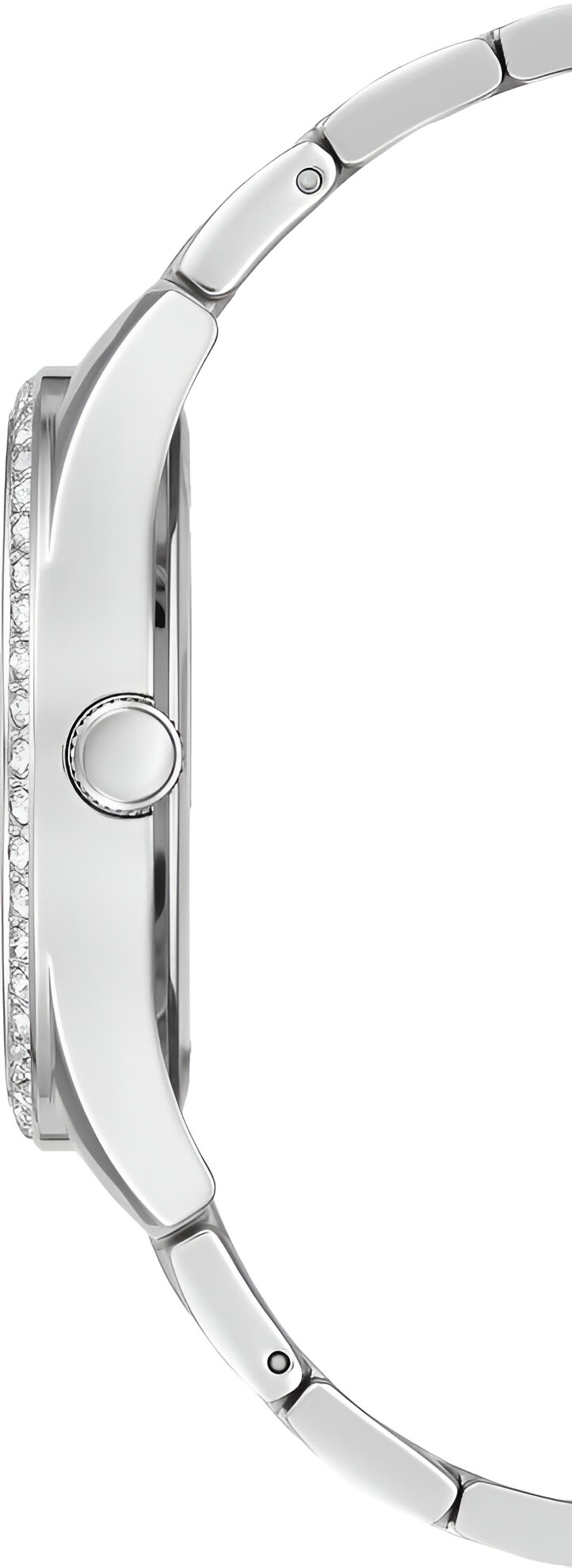 Guess Silver Stainless Steel Quartz Watch – Elegant Analog Timepiece for Men Guess Relojes Top Guess Silver Stainless Steel Quartz Watch - Elegant Analog Timepiece for Men Guess Relojes Top