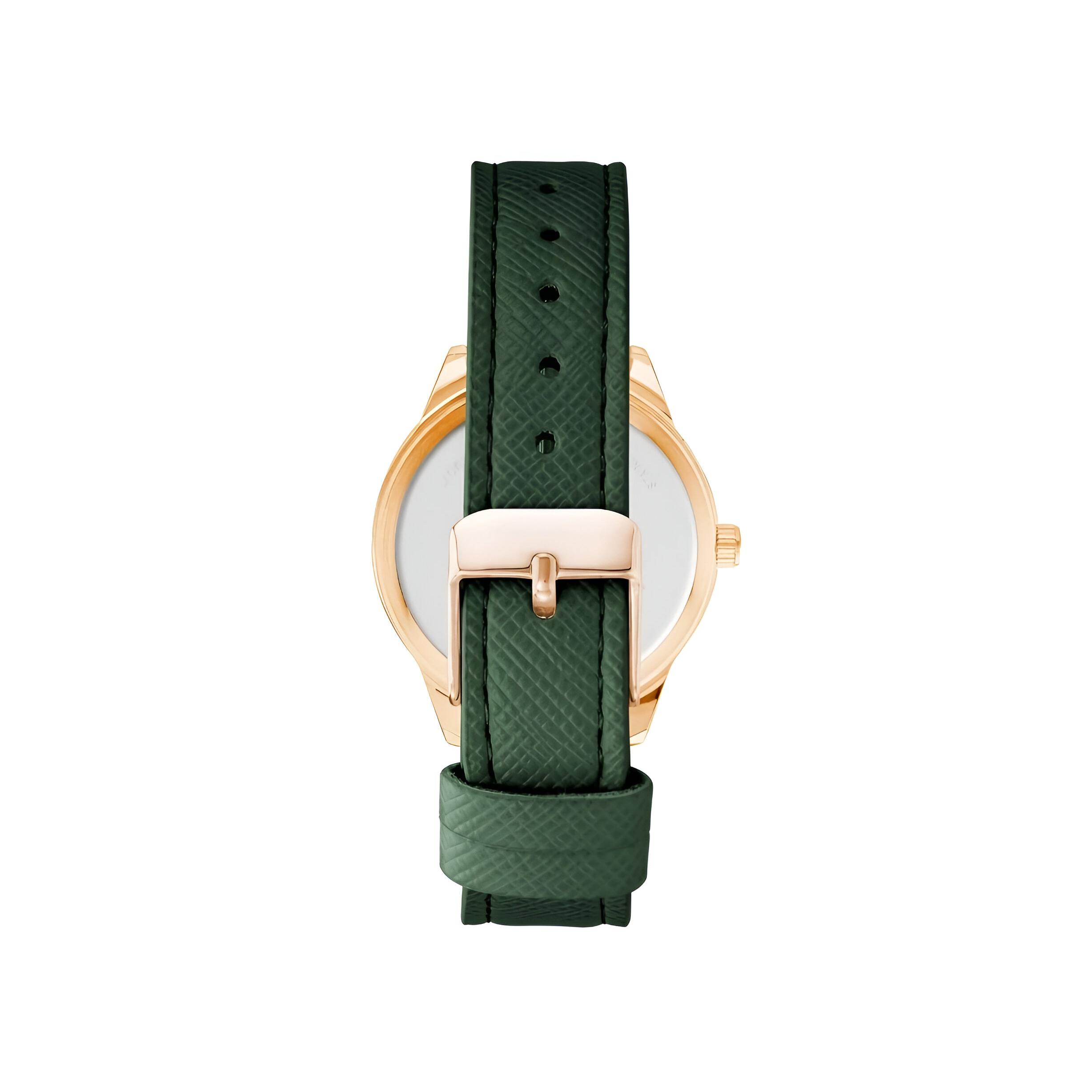 Juicy Couture Pink & Green Quartz Analog Watch with Metal Case and Green Strap Juicy Couture Relojes Top Juicy Couture Pink & Green Quartz Analog Watch with Metal Case and Green Strap Juicy Couture Relojes Top