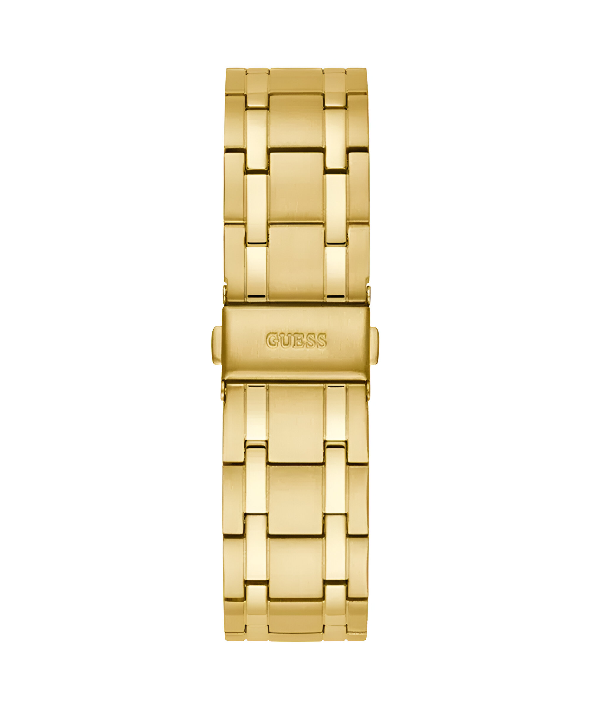 Guess Men’s Gold-Tone Stainless Steel Quartz Watch with Black Dial Guess Relojes Top Guess Men's Gold-Tone Stainless Steel Quartz Watch with Black Dial Guess Relojes Top