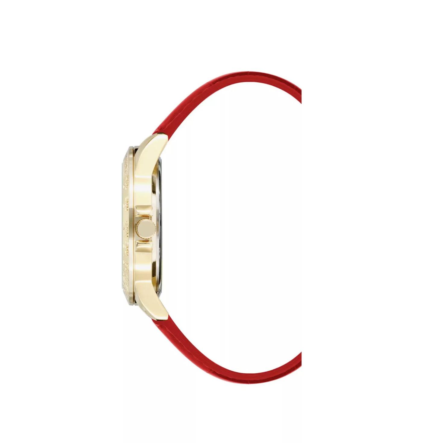 Juicy Couture Women’s Gold & Red Quartz Watch Juicy Couture Relojes Top Juicy Couture Women's Gold & Red Quartz Watch Juicy Couture Relojes Top