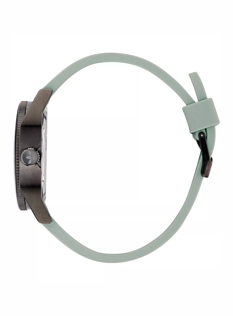 Adidas Stylish Quartz Analog Watch with Green Silicone Strap Adidas Relojes Top Adidas Stylish Quartz Analog Watch with Green Silicone Strap Adidas Relojes Top