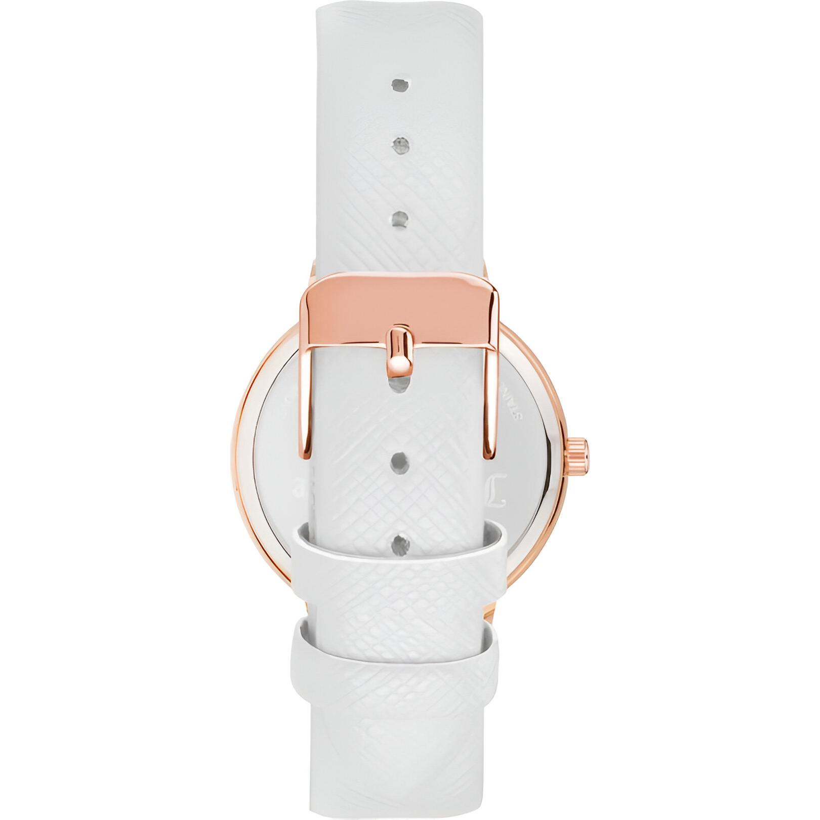Juicy Couture Women’s Rose Gold Analog Watch with White Leatherette Strap Juicy Couture Relojes Top Juicy Couture Women's Rose Gold Analog Watch with White Leatherette Strap Juicy Couture Relojes Top