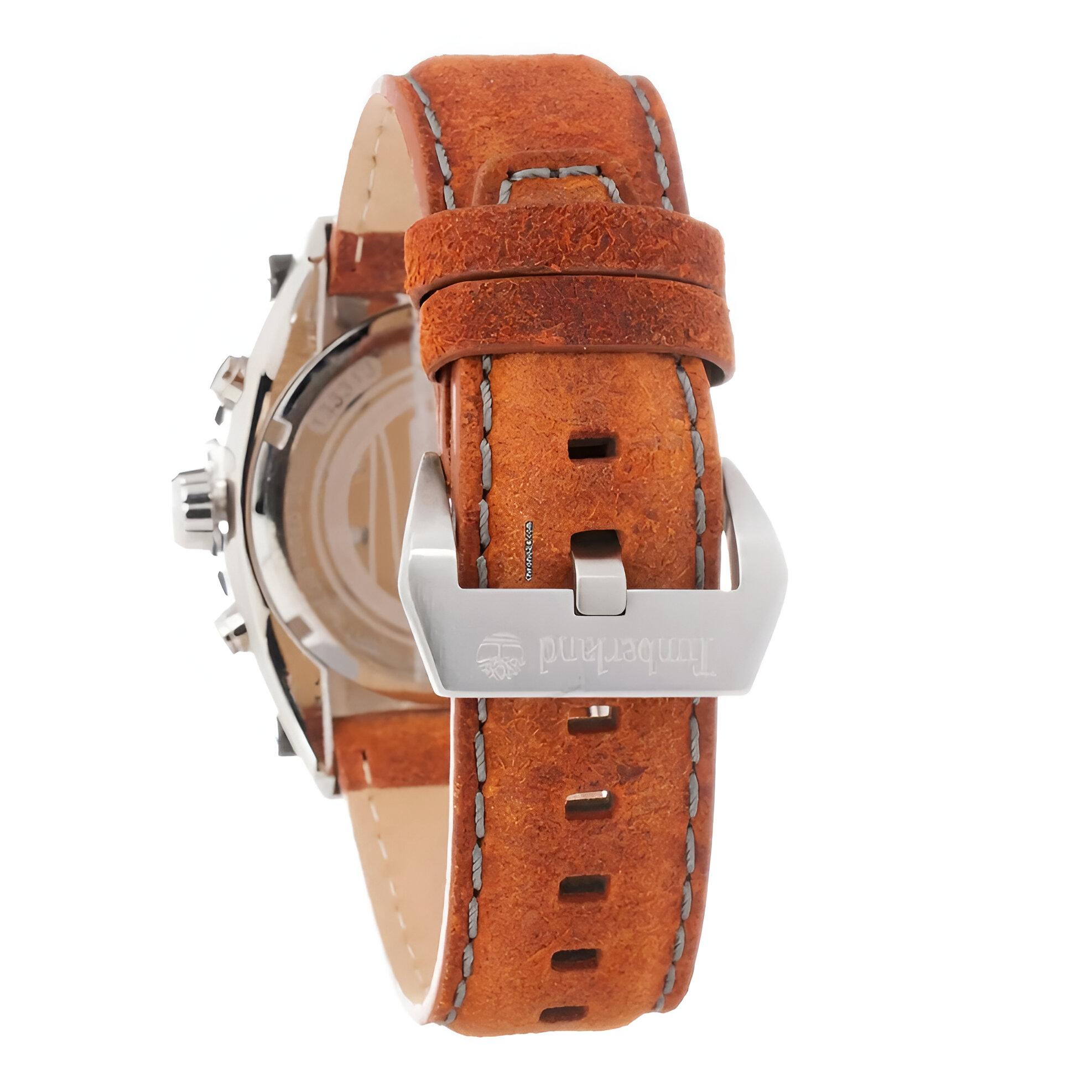Quartz Timberland Stainless Steel Watch with Brown Leather Strap – 45mm Dial Relojes Top Timberland Quartz Timberland Stainless Steel Watch with Brown Leather Strap - 45mm Dial Relojes Top Timberland