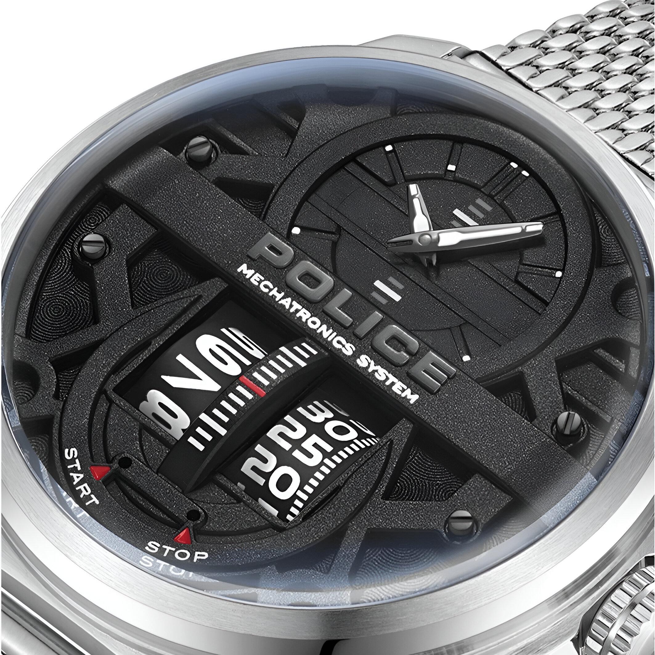 Police Grey Stainless Steel Quartz Watch Police Relojes Top Police Grey Stainless Steel Quartz Watch Police Relojes Top