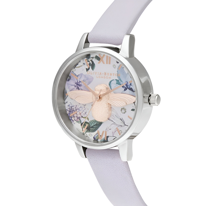 Olivia Burton Violet Floral & Bee Watch Olivia Burton Relojes Top Olivia Burton Violet Floral & Bee Watch Olivia Burton Relojes Top