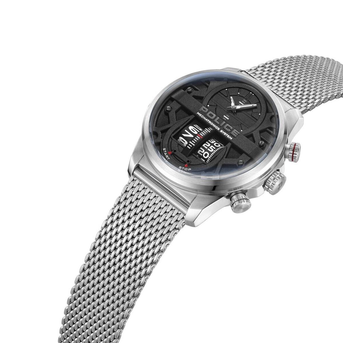 Police Grey Stainless Steel Quartz Watch Police Relojes Top Police Grey Stainless Steel Quartz Watch Police Relojes Top