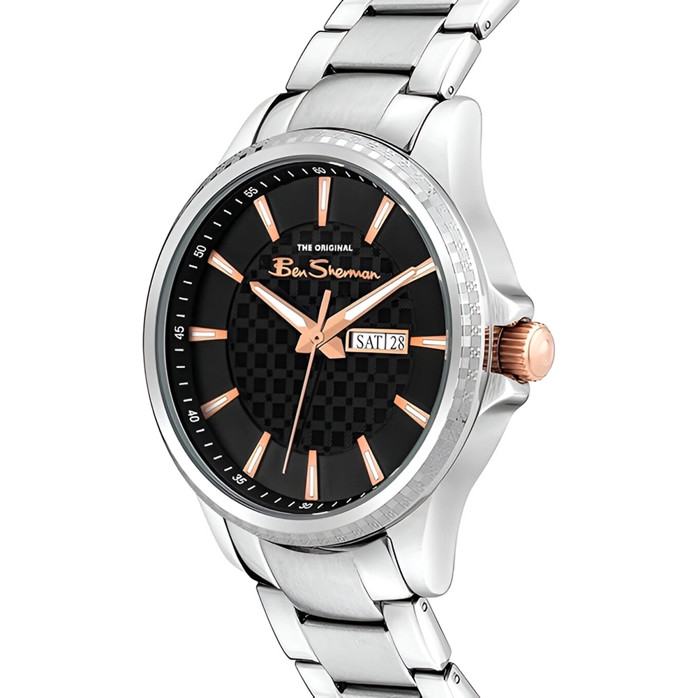 Ben Sherman Men’s Grey Stainless Steel Quartz Watch Ben Sherman Relojes Top Ben Sherman Men's Grey Stainless Steel Quartz Watch Ben Sherman Relojes Top