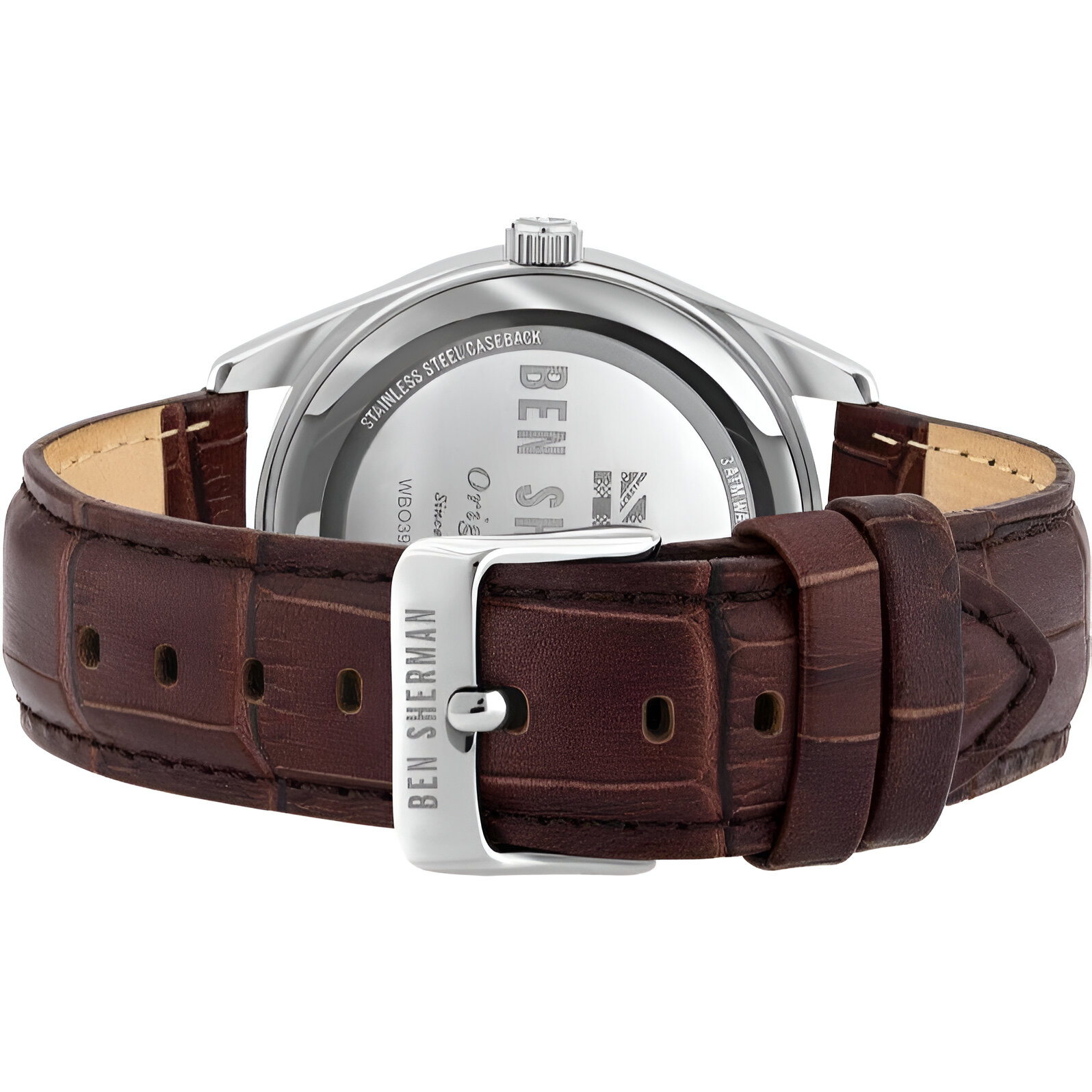 Ben Sherman Brown Leather Men’s Quartz Watch Ben Sherman Relojes Top Ben Sherman Brown Leather Men's Quartz Watch Ben Sherman Relojes Top