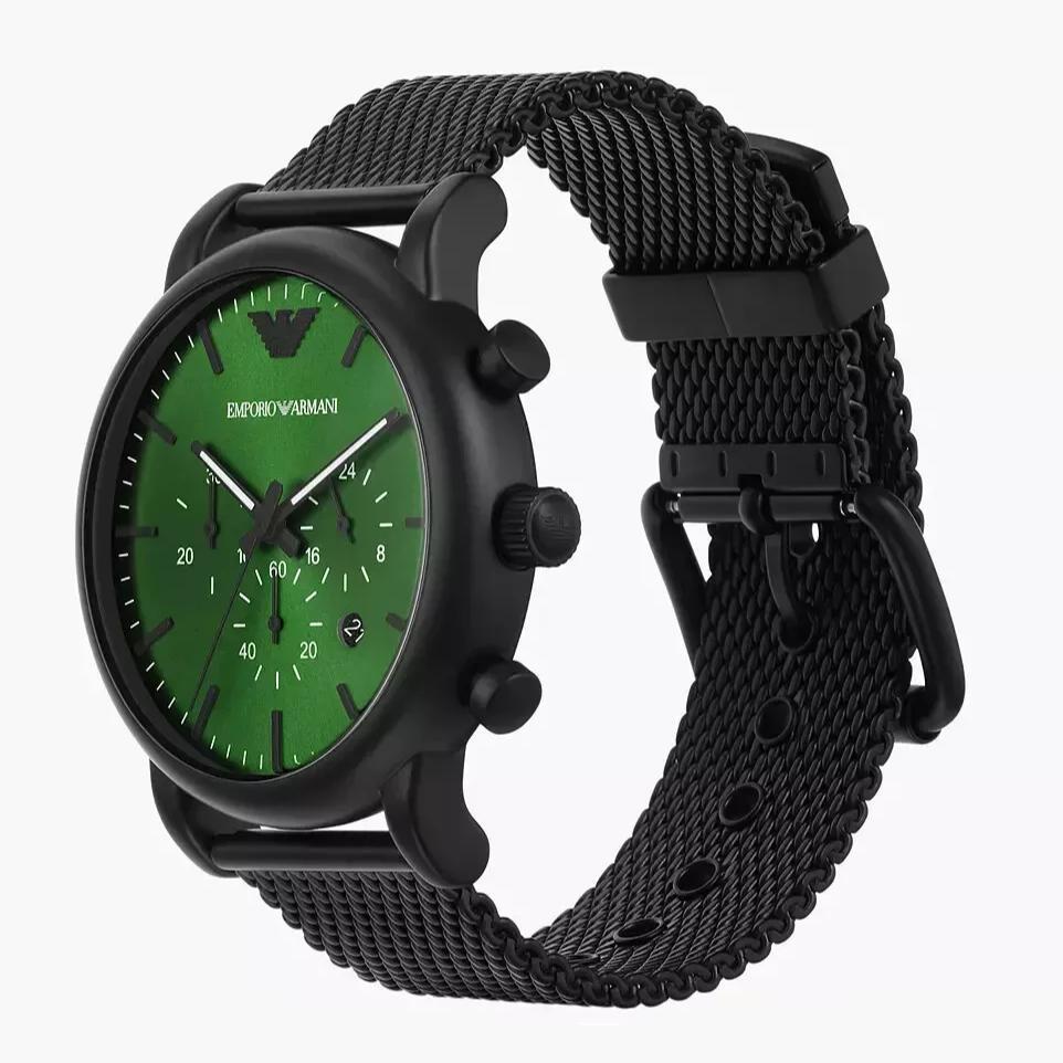 Armani Men’s Black Stainless Steel Chronograph Watch Armani Relojes Top Armani Men's Black Stainless Steel Chronograph Watch Armani Relojes Top