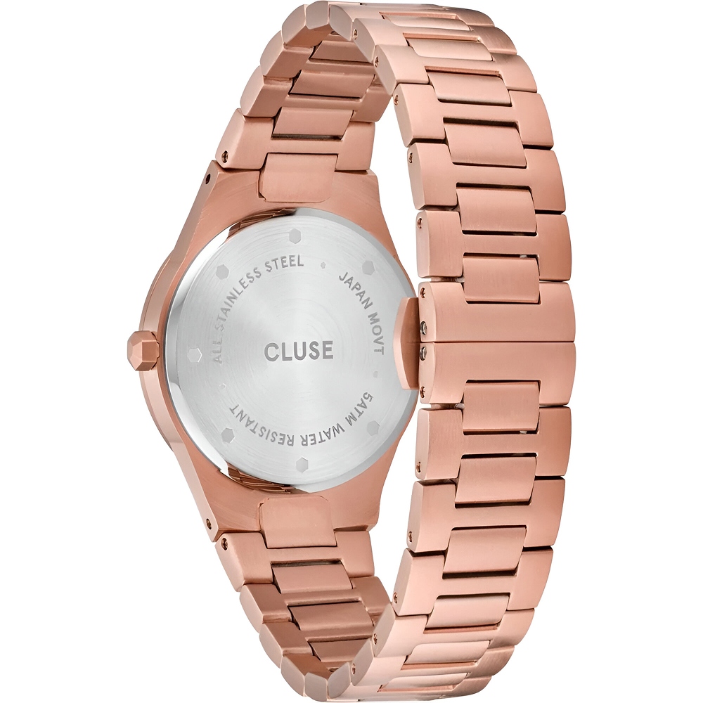 Cluse Rose Gold Stainless Steel Quartz Watch with White Dial Cluse Relojes Top Cluse Rose Gold Stainless Steel Quartz Watch with White Dial Cluse Relojes Top