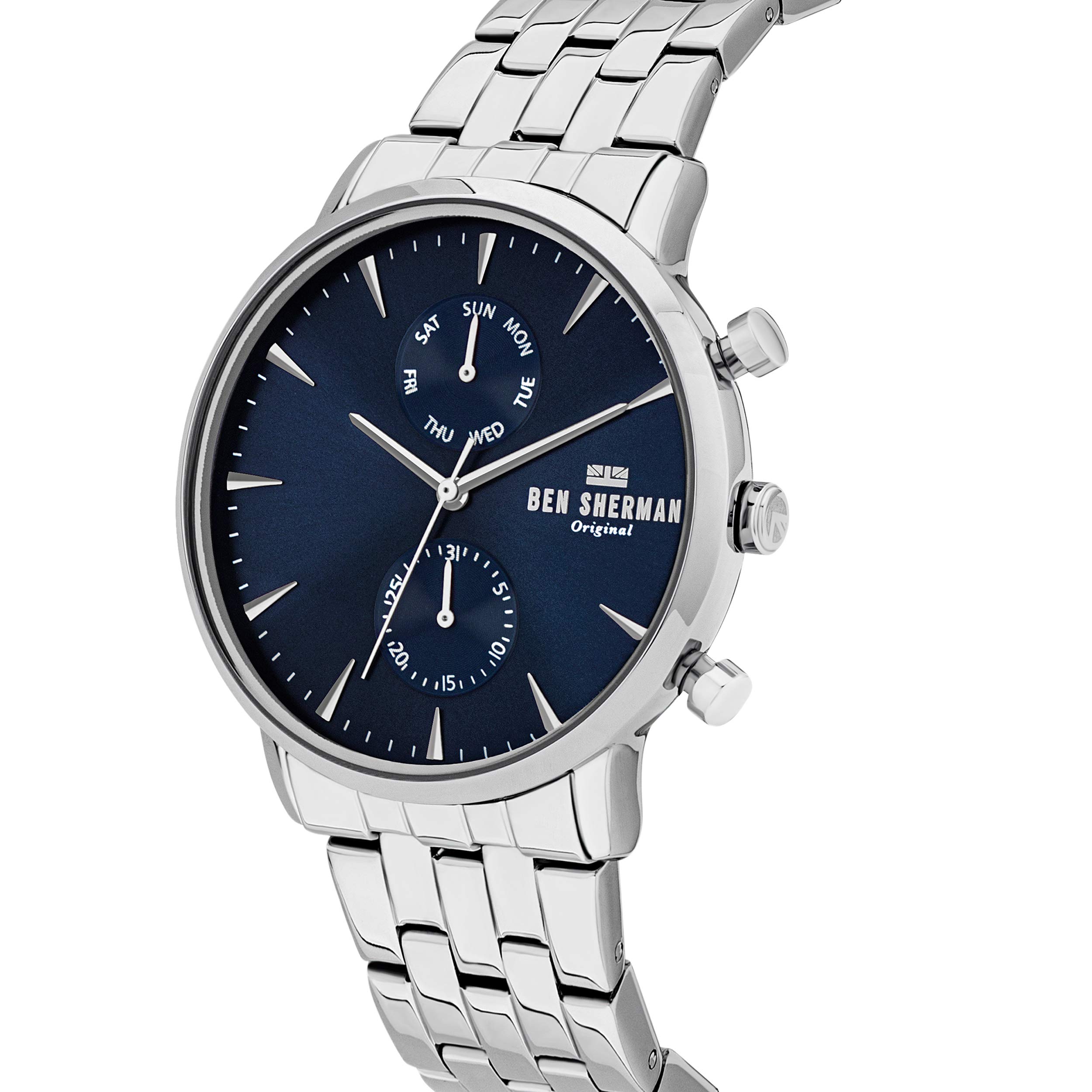 Ben Sherman Men’s Stainless Steel Quartz Watch Ben Sherman Relojes Top Ben Sherman Men's Stainless Steel Quartz Watch Ben Sherman Relojes Top