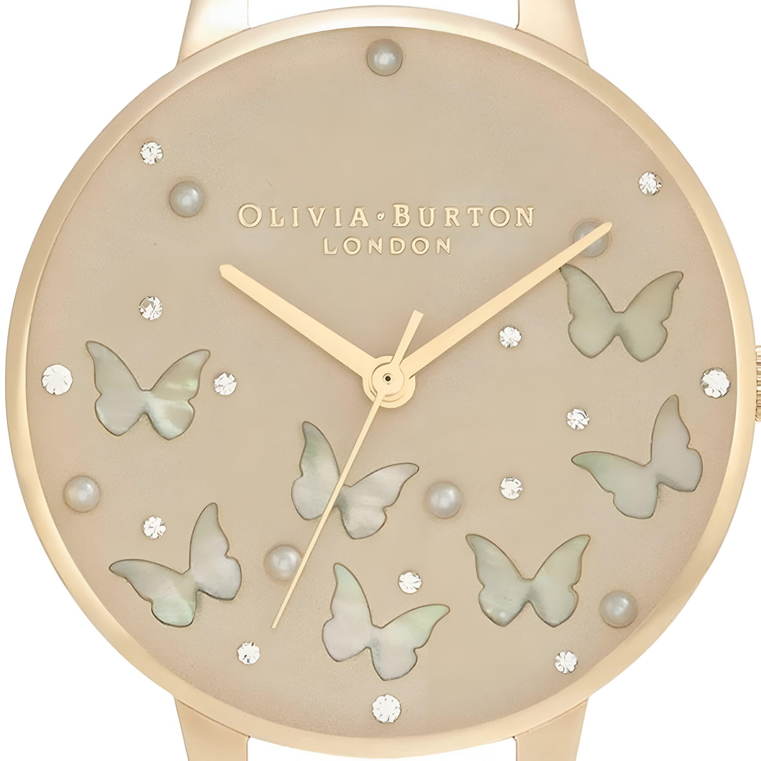 Olivia Burton Golden Steel Watch with Pink Dial & Sparkle Butterfly Olivia Burton Relojes Top Olivia Burton Golden Steel Watch with Pink Dial & Sparkle Butterfly Olivia Burton Relojes Top