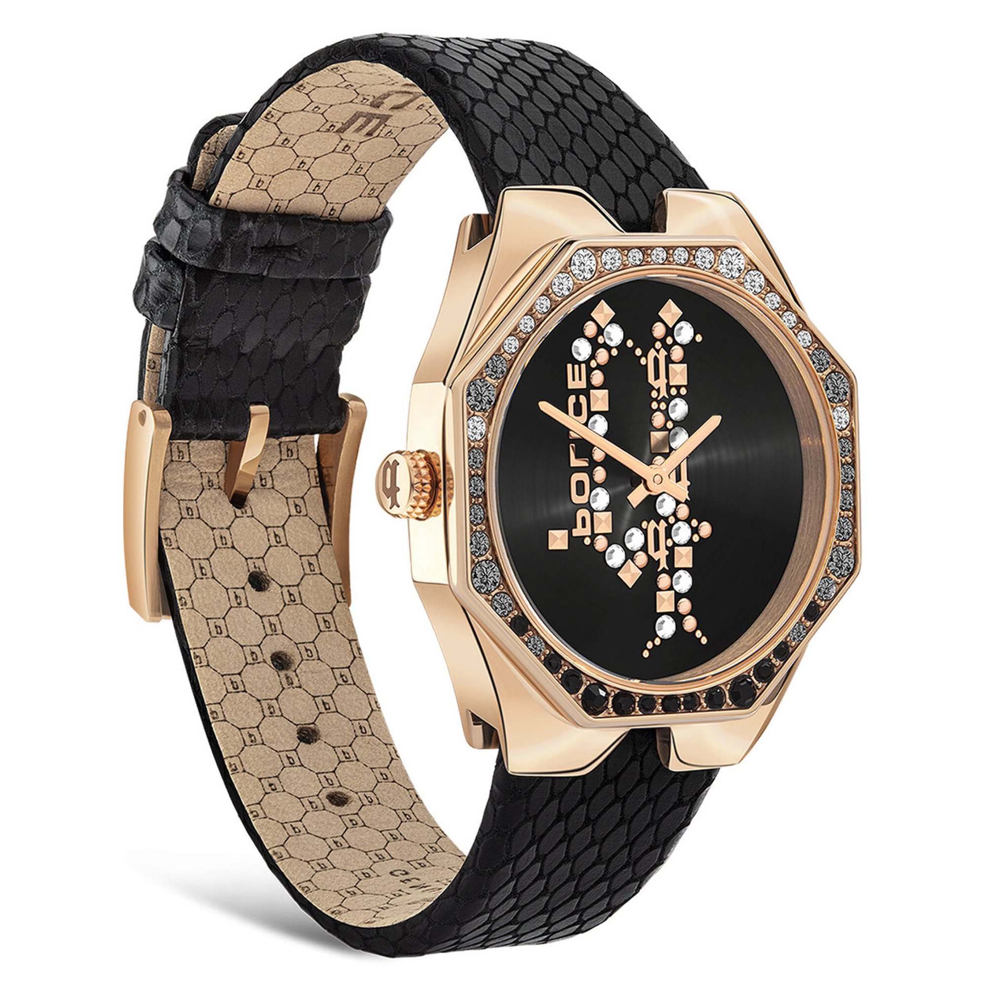 Police Golden Stainless Steel Quartz Analog Watch with Black Leather Strap Police Relojes Top Police Golden Stainless Steel Quartz Analog Watch with Black Leather Strap Police Relojes Top