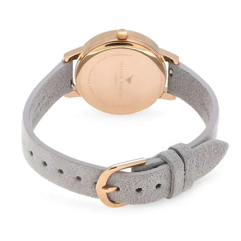 Olivia Burton Pink & Grey Floral Watch Olivia Burton Relojes Top Olivia Burton Pink & Grey Floral Watch Olivia Burton Relojes Top