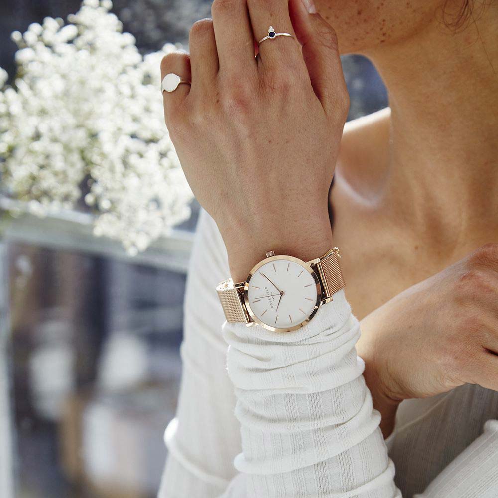 Rosefield Pink Stainless Steel Watch – Elegant Minimalist Timepiece, 38mm Relojes Top Rosefield Rosefield Pink Stainless Steel Watch – Elegant Minimalist Timepiece, 38mm Relojes Top Rosefield