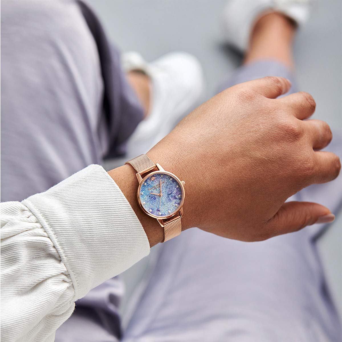 Olivia Burton Women’s Pink Stainless Steel Watch Olivia Burton Relojes Top Olivia Burton Women's Pink Stainless Steel Watch Olivia Burton Relojes Top