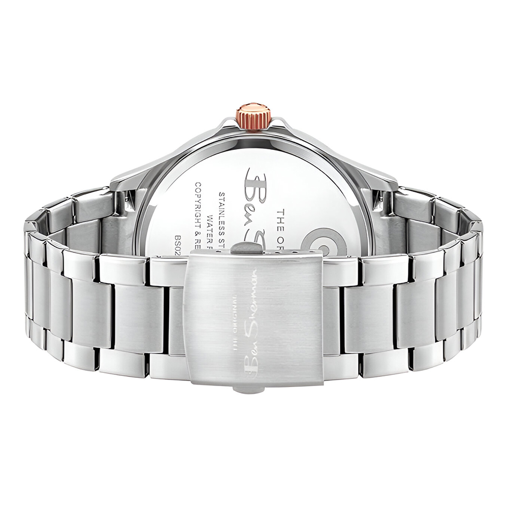 Ben Sherman Men’s Grey Stainless Steel Quartz Watch Ben Sherman Relojes Top Ben Sherman Men's Grey Stainless Steel Quartz Watch Ben Sherman Relojes Top