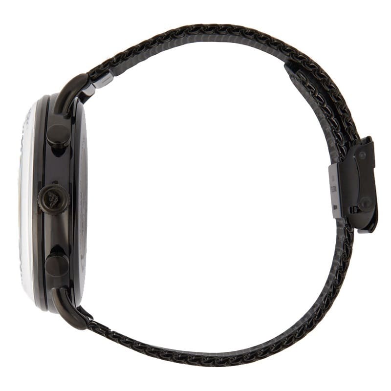 Armani Men’s Black Stainless Steel Watch Armani Relojes Top Armani Men's Black Stainless Steel Watch Armani Relojes Top