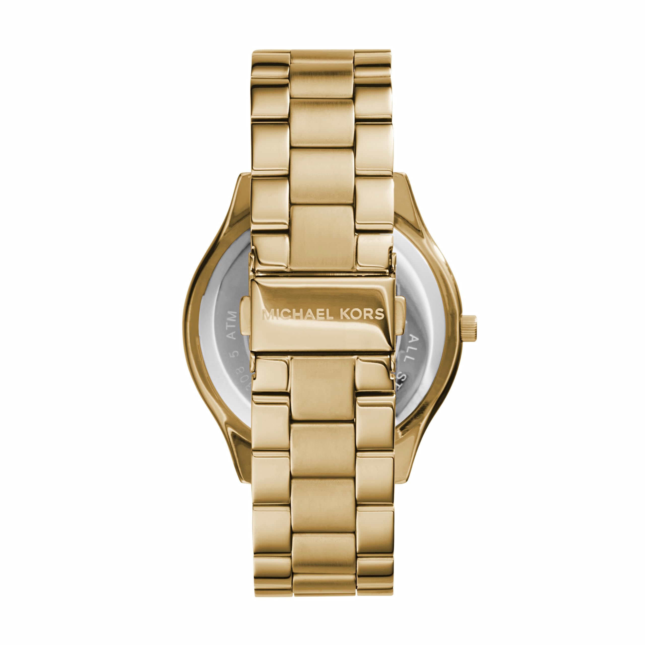 Michael Kors Golden Analog Watch with Steel Bracelet – 42mm Michael Kors Relojes Top Michael Kors Golden Analog Watch with Steel Bracelet - 42mm Michael Kors Relojes Top