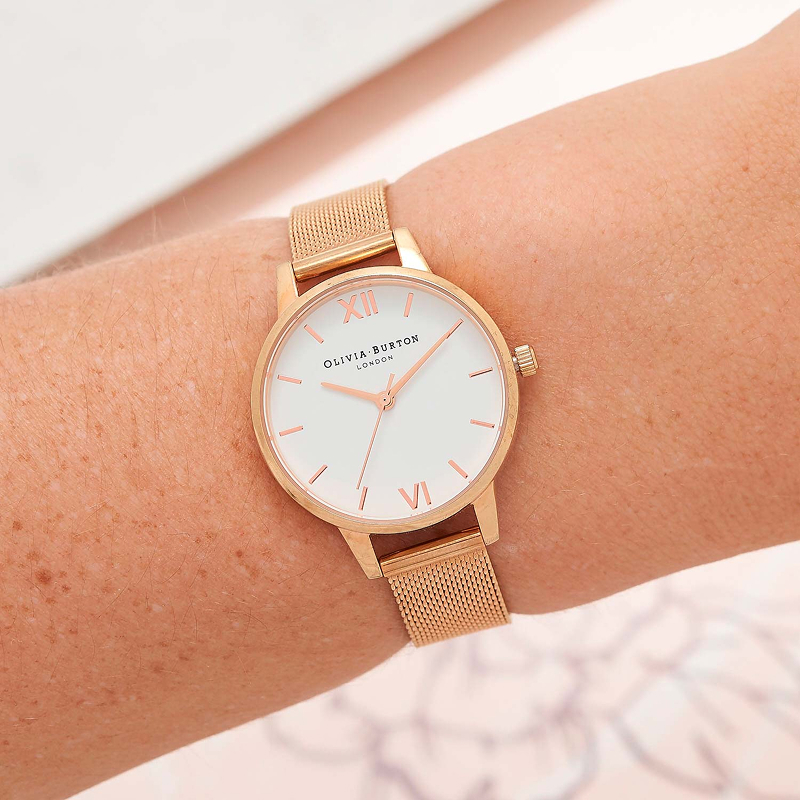 Olivia Burton Pink Milanese Mesh Watch Olivia Burton Relojes Top Olivia Burton Pink Milanese Mesh Watch Olivia Burton Relojes Top