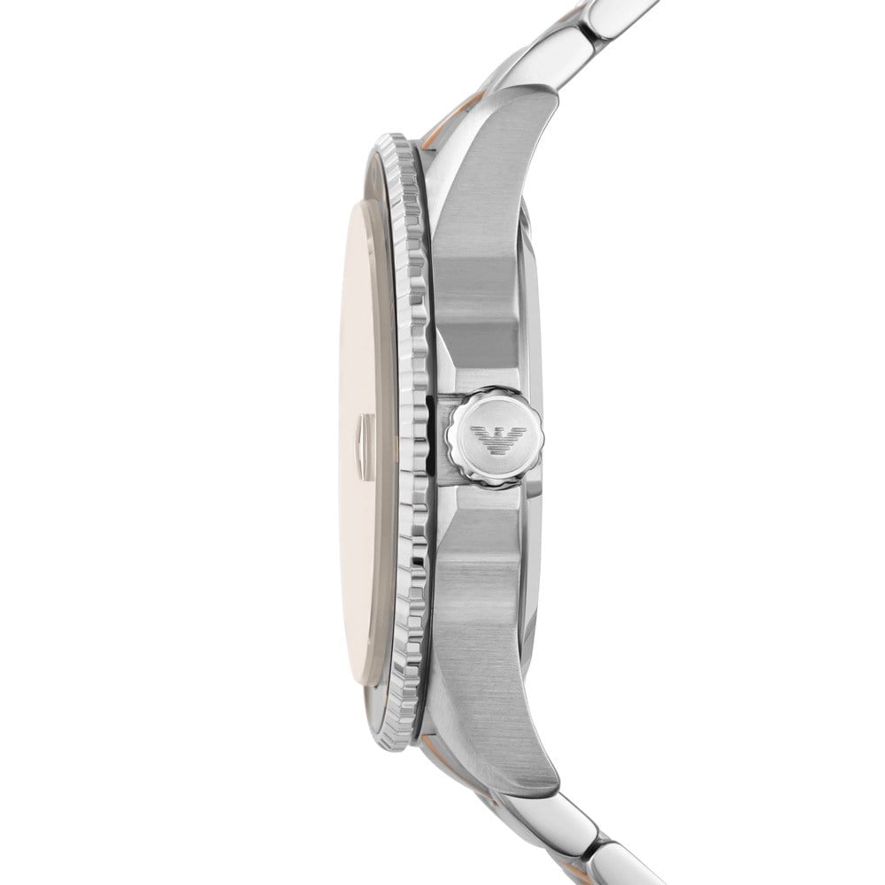 Armani Men’s Silver & Multicolor Stainless Steel Quartz Watch Armani Relojes Top Armani Men's Silver & Multicolor Stainless Steel Quartz Watch Armani Relojes Top