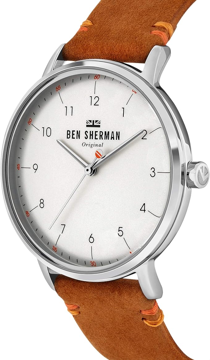 Ben Sherman Men’s Quartz Analog Watch – Stainless Steel Case, Fabric Strap Ben Sherman Relojes Top Ben Sherman Men's Quartz Analog Watch – Stainless Steel Case, Fabric Strap Ben Sherman Relojes Top