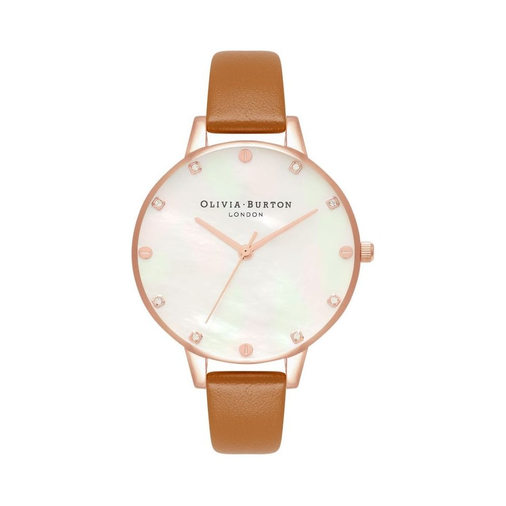 Olivia Burton Women’s Pink Stainless Steel Analog Watch with Brown Synthetic Leather Strap Olivia Burton Relojes Top Olivia Burton Women's Pink Stainless Steel Analog Watch with Brown Synthetic Leather Strap Olivia Burton Relojes Top