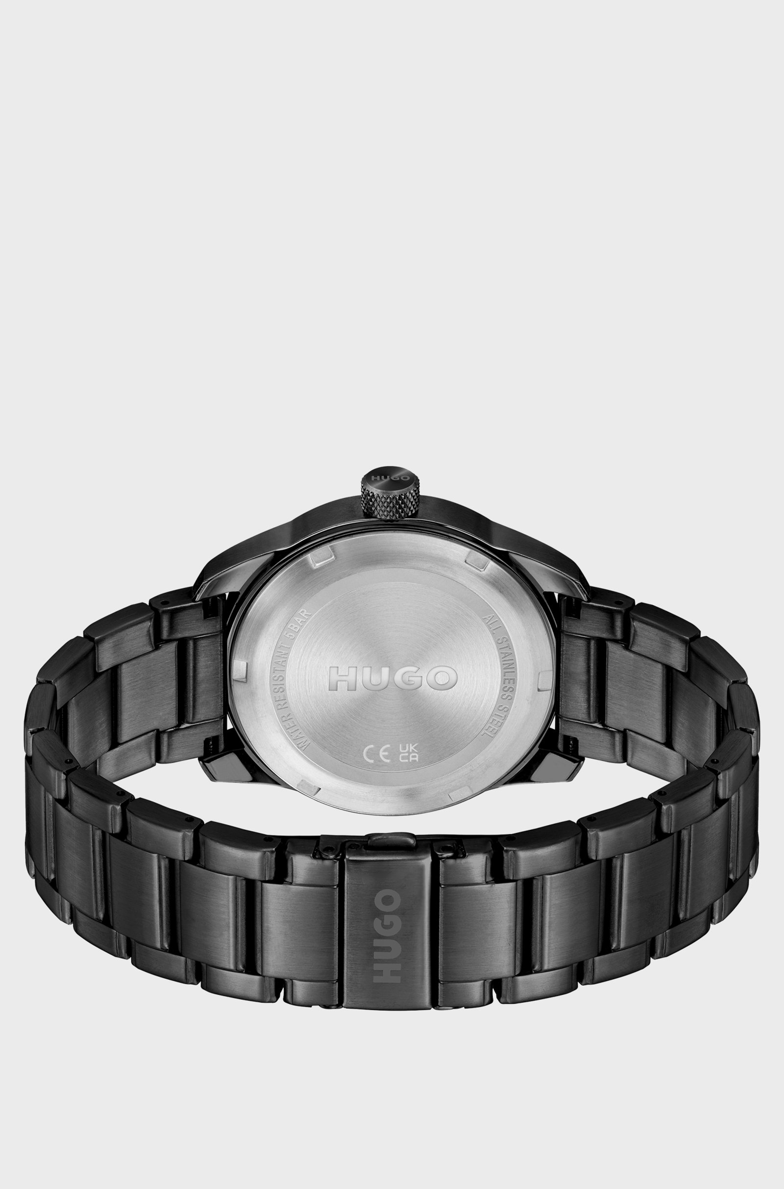 Hugo Boss Luxury Black Stainless Steel Quartz Watch Hugo Boss Relojes Top Hugo Boss Luxury Black Stainless Steel Quartz Watch Hugo Boss Relojes Top