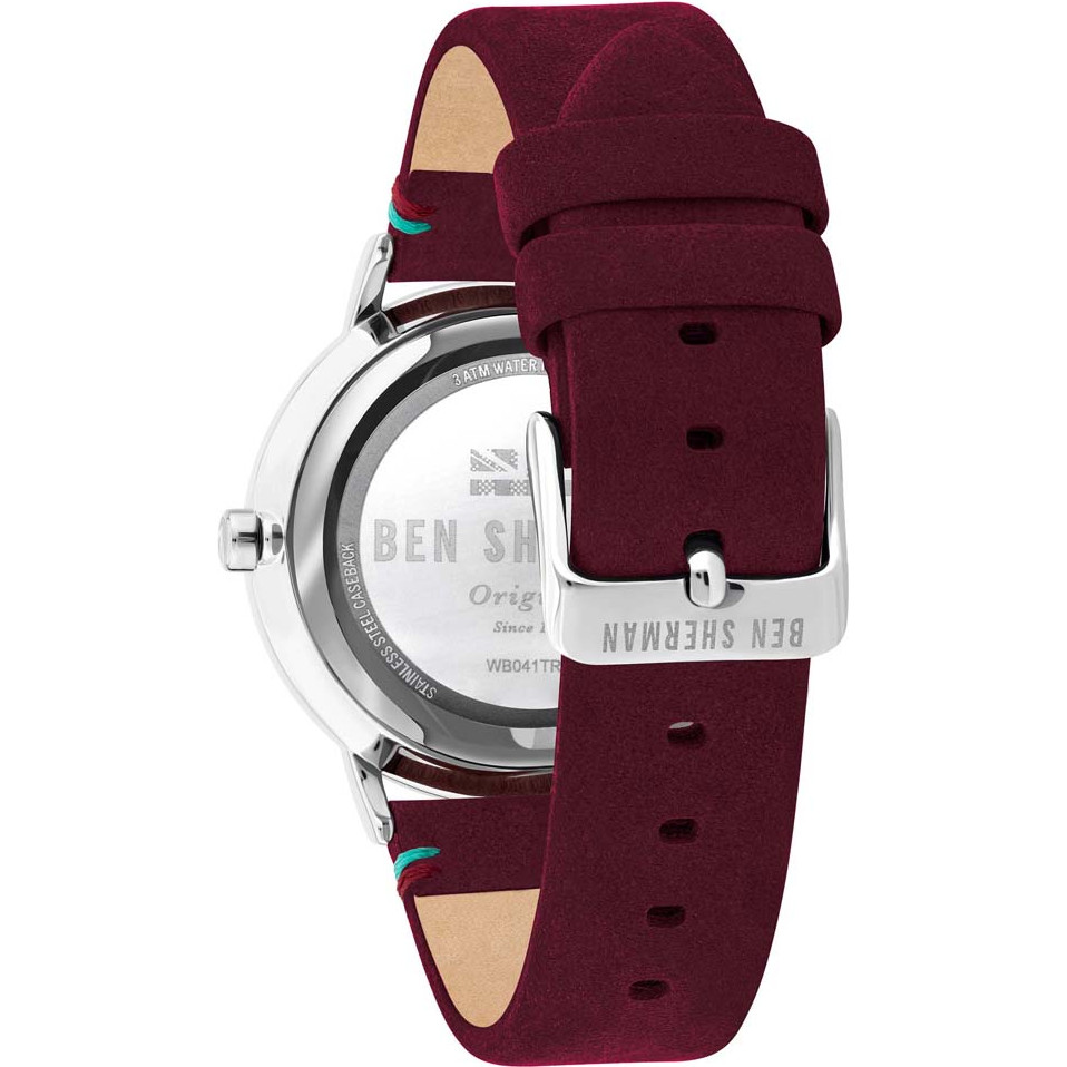 Ben Sherman Men’s Quartz Watch – Grey Stainless Steel Case, Red Fabric Strap Ben Sherman Relojes Top Ben Sherman Men's Quartz Watch – Grey Stainless Steel Case, Red Fabric Strap Ben Sherman Relojes Top