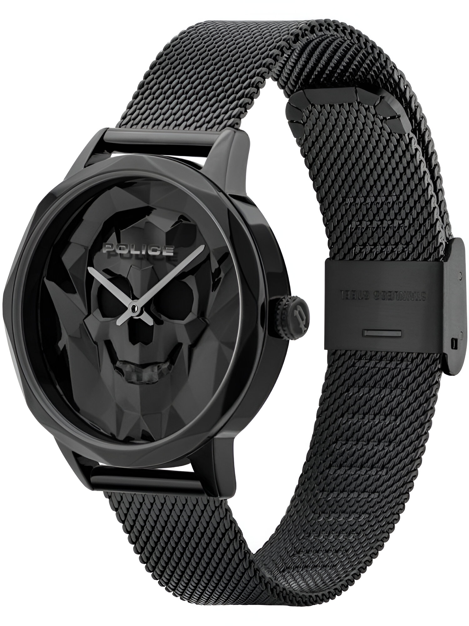 Police Black Stainless Steel Quartz Watch Police Relojes Top Police Black Stainless Steel Quartz Watch Police Relojes Top