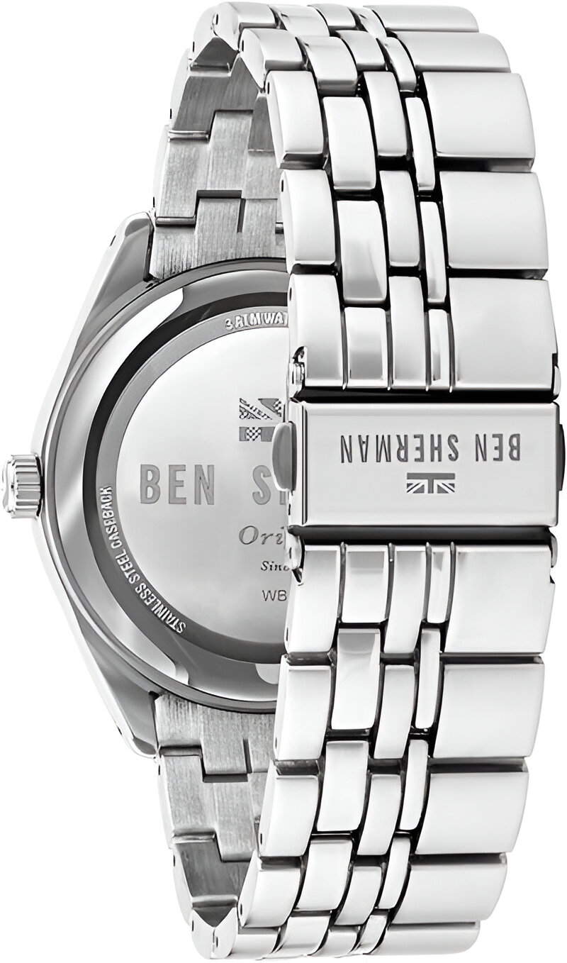 Ben Sherman Men’s Quartz Stainless Steel Watch – Sleek Grey Analog Design Ben Sherman Relojes Top Ben Sherman Men's Quartz Stainless Steel Watch – Sleek Grey Analog Design Ben Sherman Relojes Top