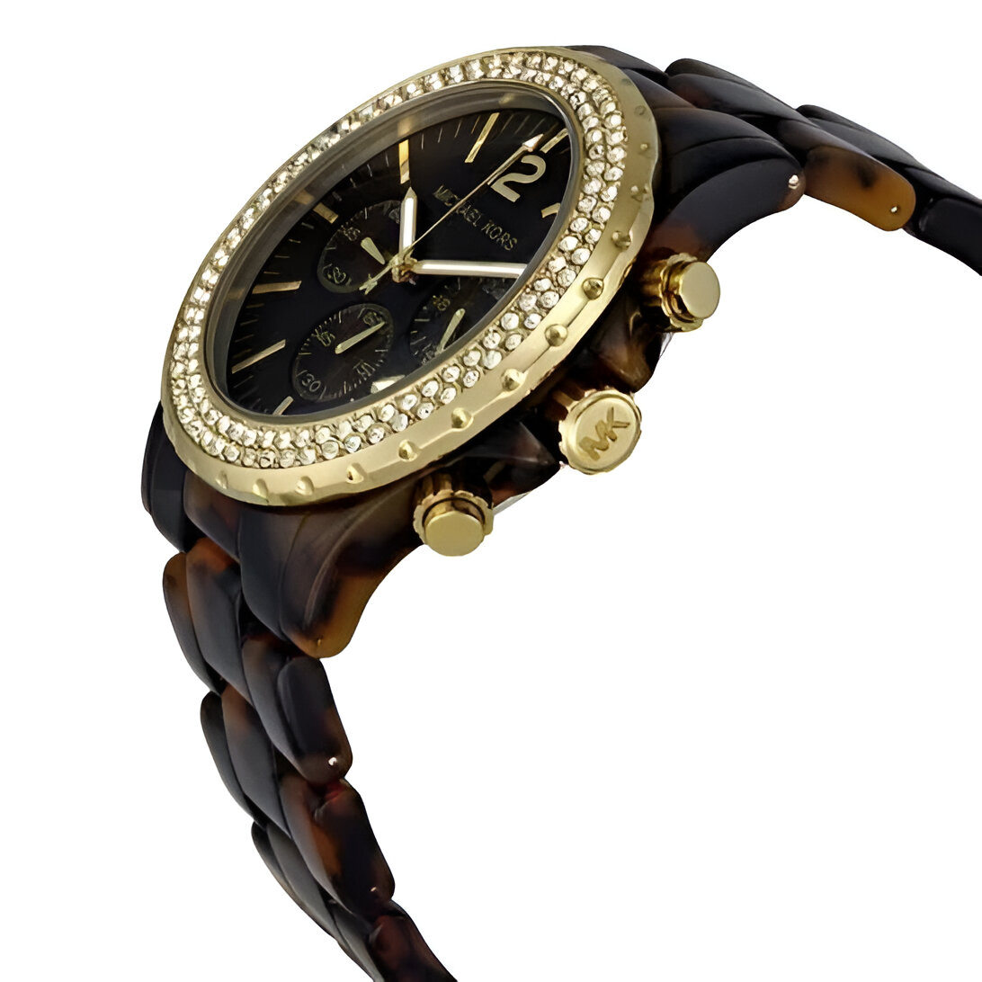 Michael Kors Tortoise Brown Resin Analog Quartz Watch for Men – 45mm Michael Kors Relojes Top Michael Kors Tortoise Brown Resin Analog Quartz Watch for Men – 45mm Michael Kors Relojes Top