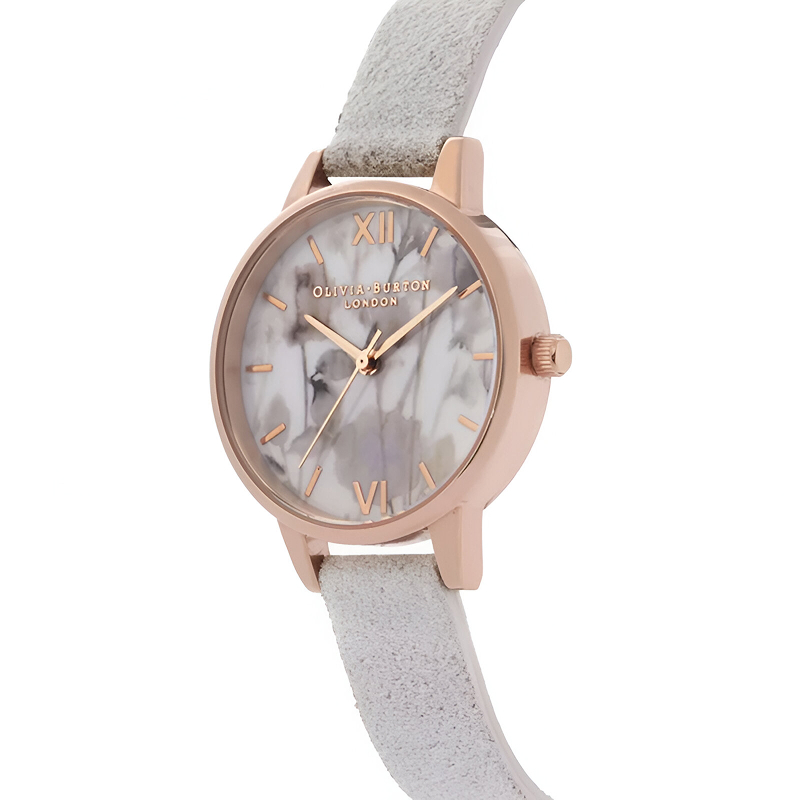 Olivia Burton Pink & Grey Floral Watch Olivia Burton Relojes Top Olivia Burton Pink & Grey Floral Watch Olivia Burton Relojes Top