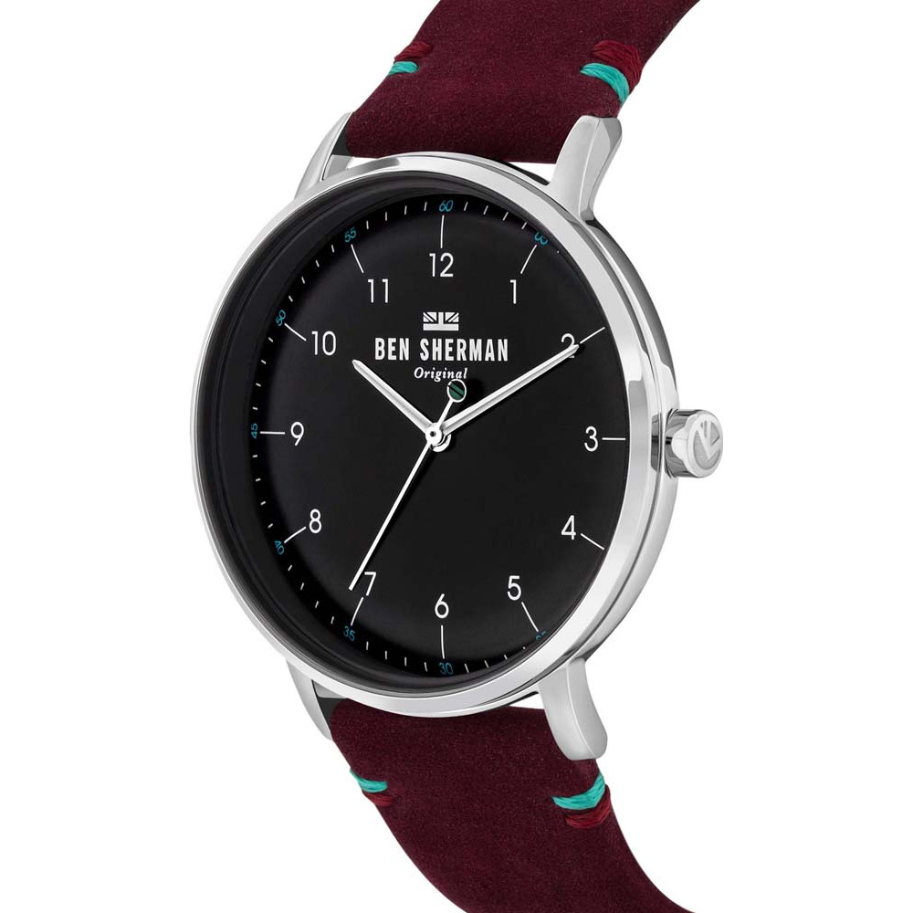 Ben Sherman Men’s Quartz Watch – Grey Stainless Steel Case, Red Fabric Strap Ben Sherman Relojes Top Ben Sherman Men's Quartz Watch – Grey Stainless Steel Case, Red Fabric Strap Ben Sherman Relojes Top