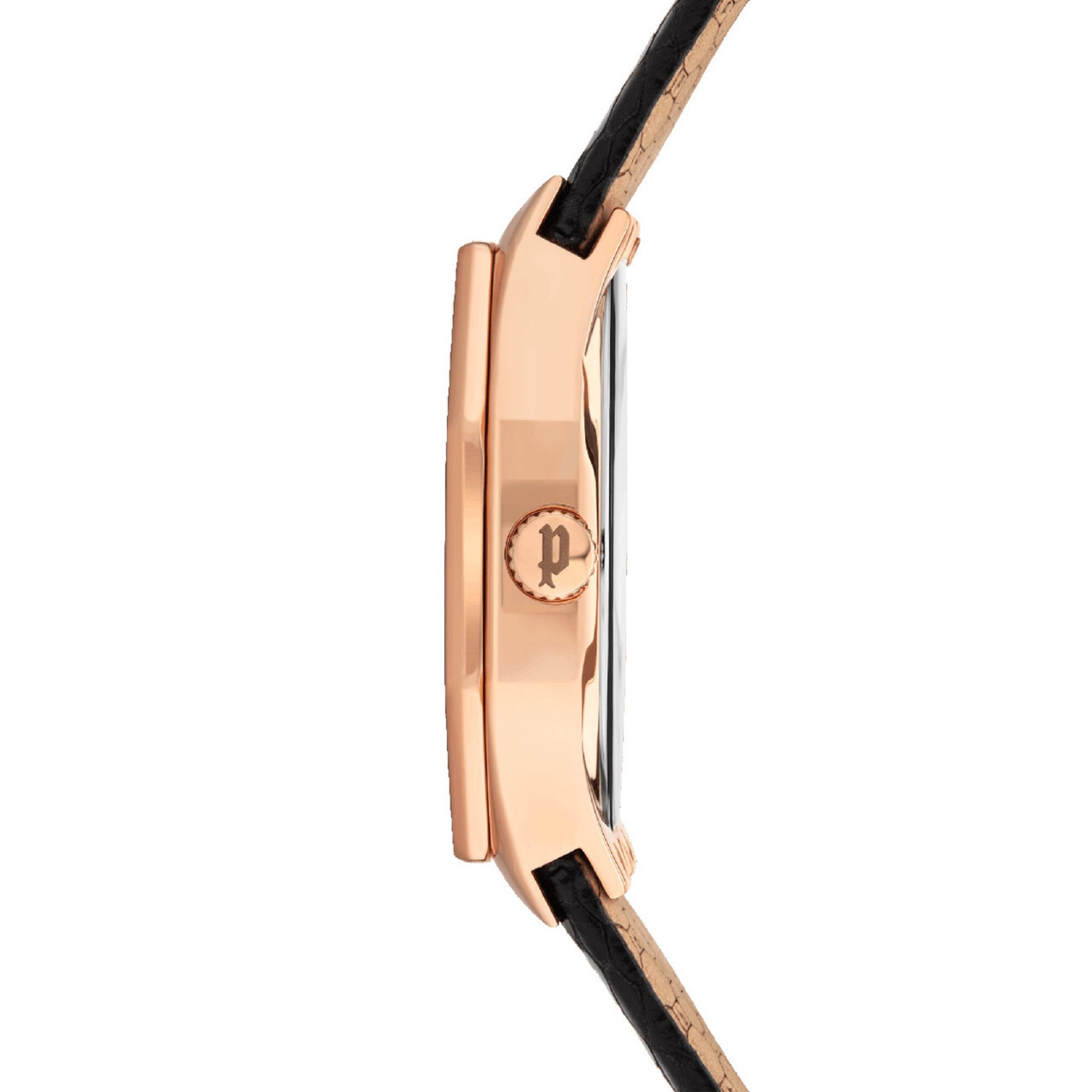 Police Golden Stainless Steel Quartz Analog Watch with Black Leather Strap Police Relojes Top Police Golden Stainless Steel Quartz Analog Watch with Black Leather Strap Police Relojes Top