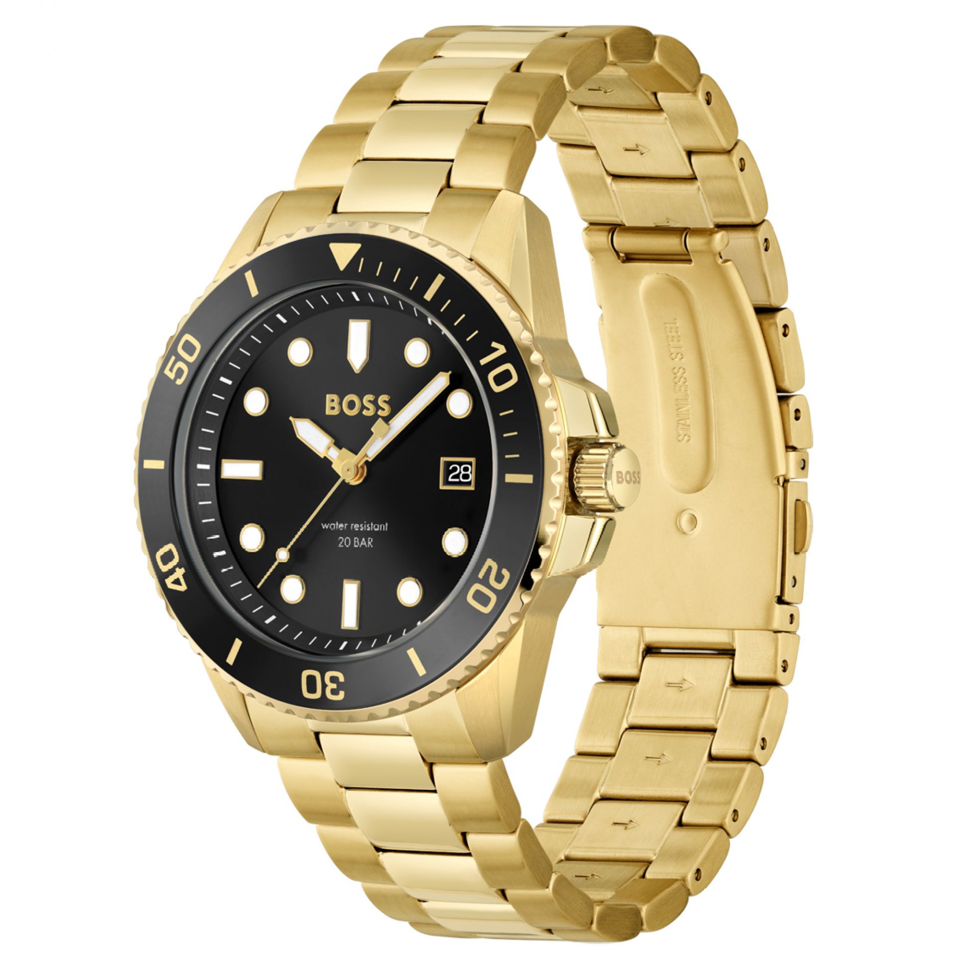 Hugo Boss Quartz Analog Watch for Men – 43mm Stainless Steel Hugo Boss Relojes Top Hugo Boss Quartz Analog Watch for Men - 43mm Stainless Steel Hugo Boss Relojes Top