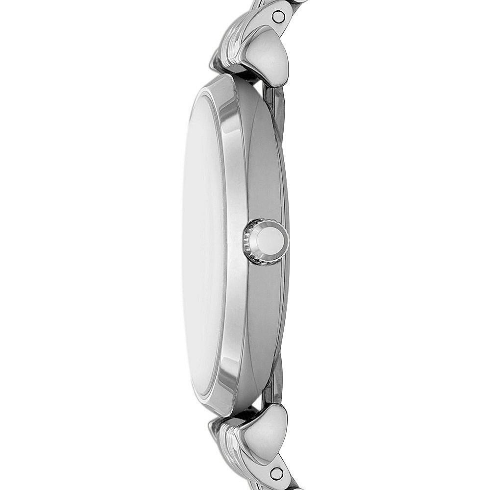 Emporio Armani Women’s Silver Dial Quartz Watch with Steel Bracelet Armani Relojes Top Emporio Armani Women's Silver Dial Quartz Watch with Steel Bracelet Armani Relojes Top