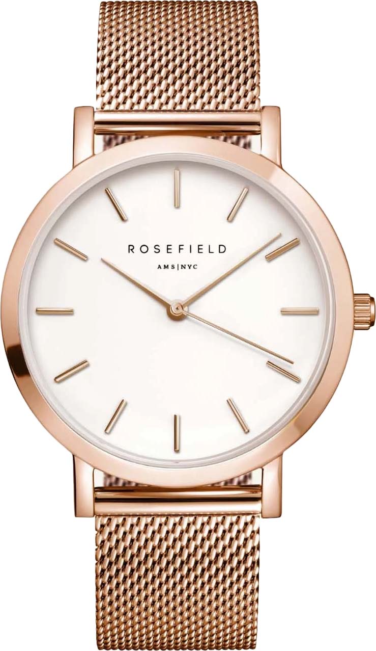Rosefield Pink Stainless Steel Watch – Elegant Minimalist Timepiece, 38mm Relojes Top Rosefield Rosefield Pink Stainless Steel Watch – Elegant Minimalist Timepiece, 38mm Relojes Top Rosefield