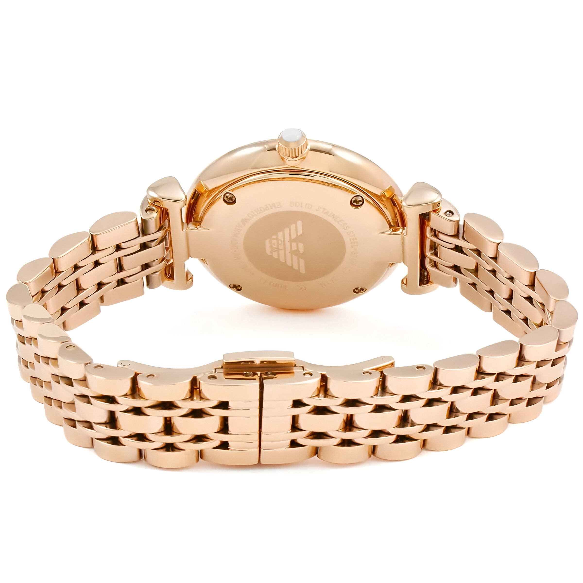 Armani Women’s Pink Gold Stainless Steel Quartz Watch Armani Relojes Top Armani Women's Pink Gold Stainless Steel Quartz Watch Armani Relojes Top