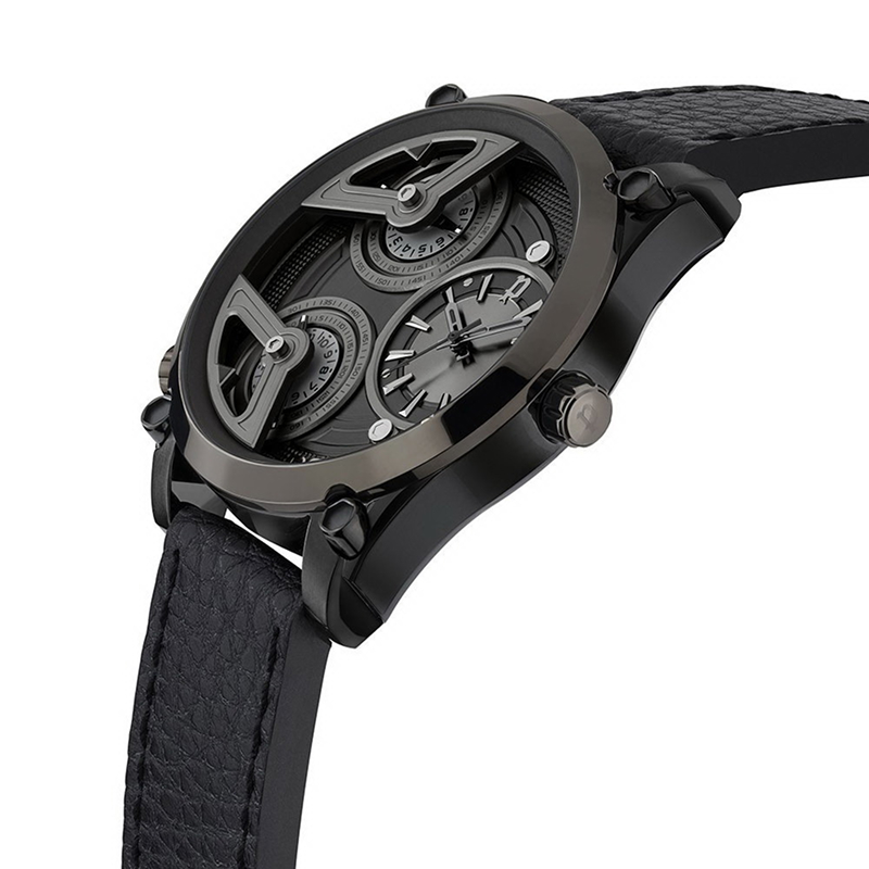 Police Wing 3H Black Dial & Leather Watch Police Relojes Top Police Wing 3H Black Dial & Leather Watch Police Relojes Top