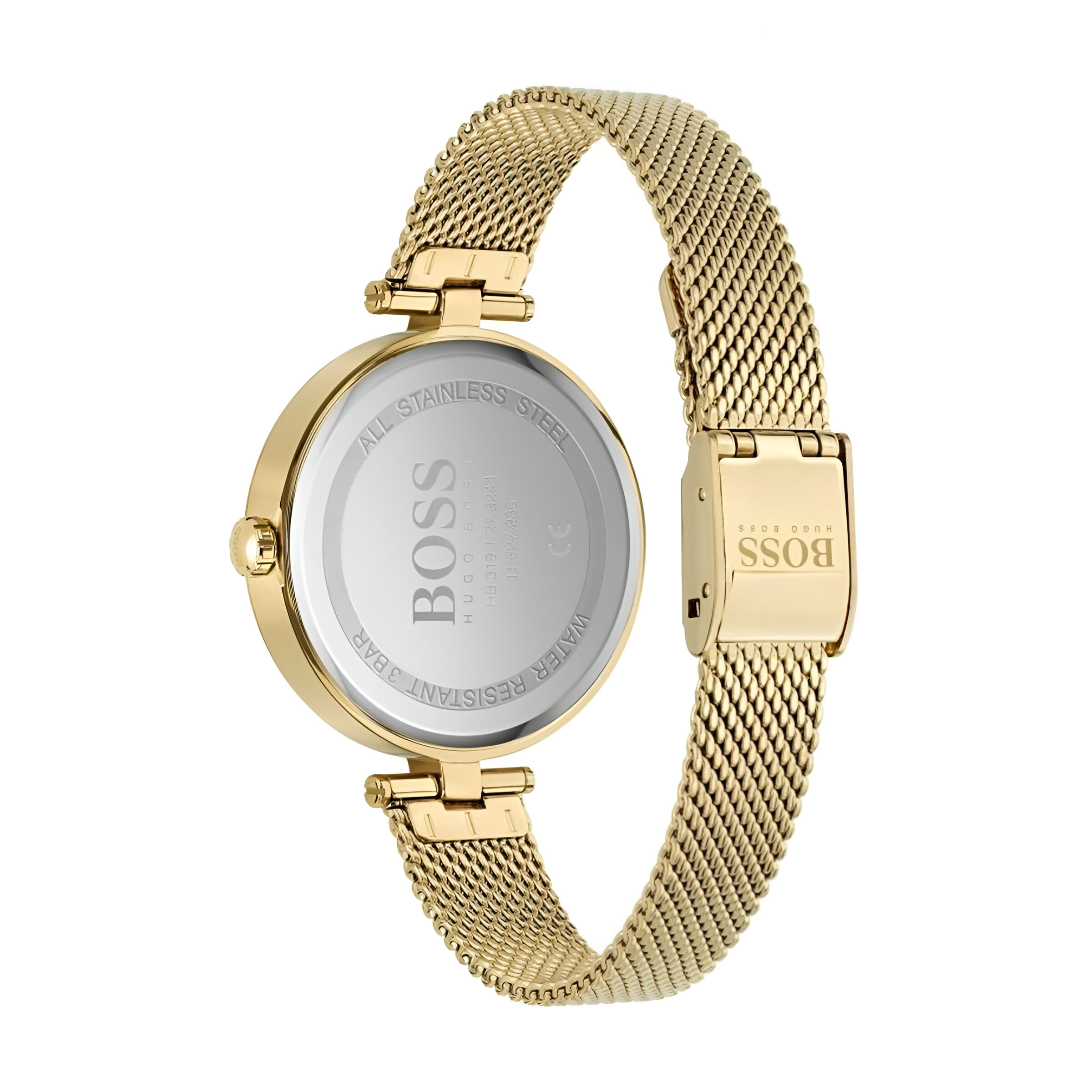 Hugo Boss Elegant Gold Stainless Steel Quartz Watch with White Dial Hugo Boss Relojes Top Hugo Boss Elegant Gold Stainless Steel Quartz Watch with White Dial Hugo Boss Relojes Top