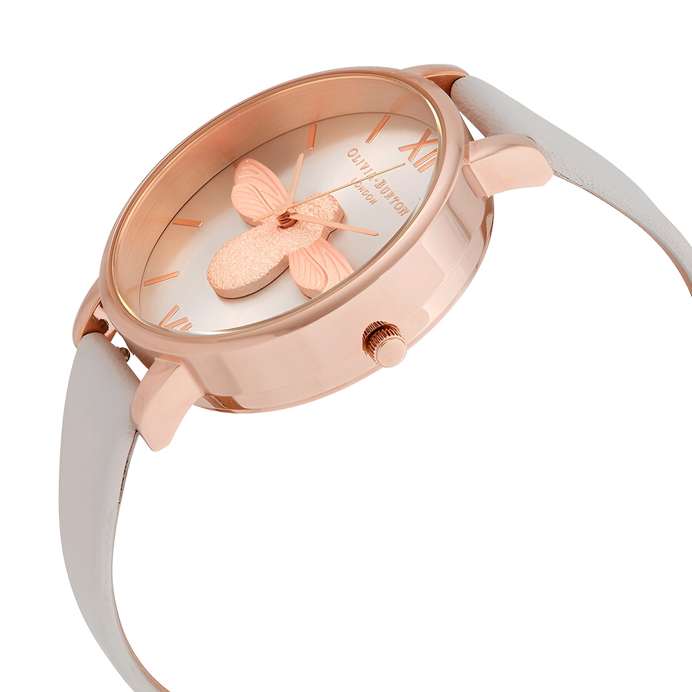 Olivia Burton Pink & Beige Bee Motif Analog Watch Olivia Burton Relojes Top Olivia Burton Pink & Beige Bee Motif Analog Watch Olivia Burton Relojes Top