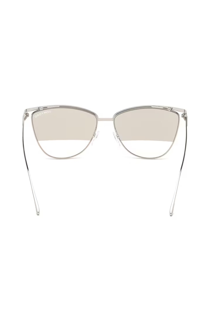 Tom Ford Women’s Silver Cat Eye Sunglasses with Grey Lenses Gafas de Sol Tom Ford Tom Ford Women's Silver Cat Eye Sunglasses with Grey Lenses Gafas de Sol Tom Ford