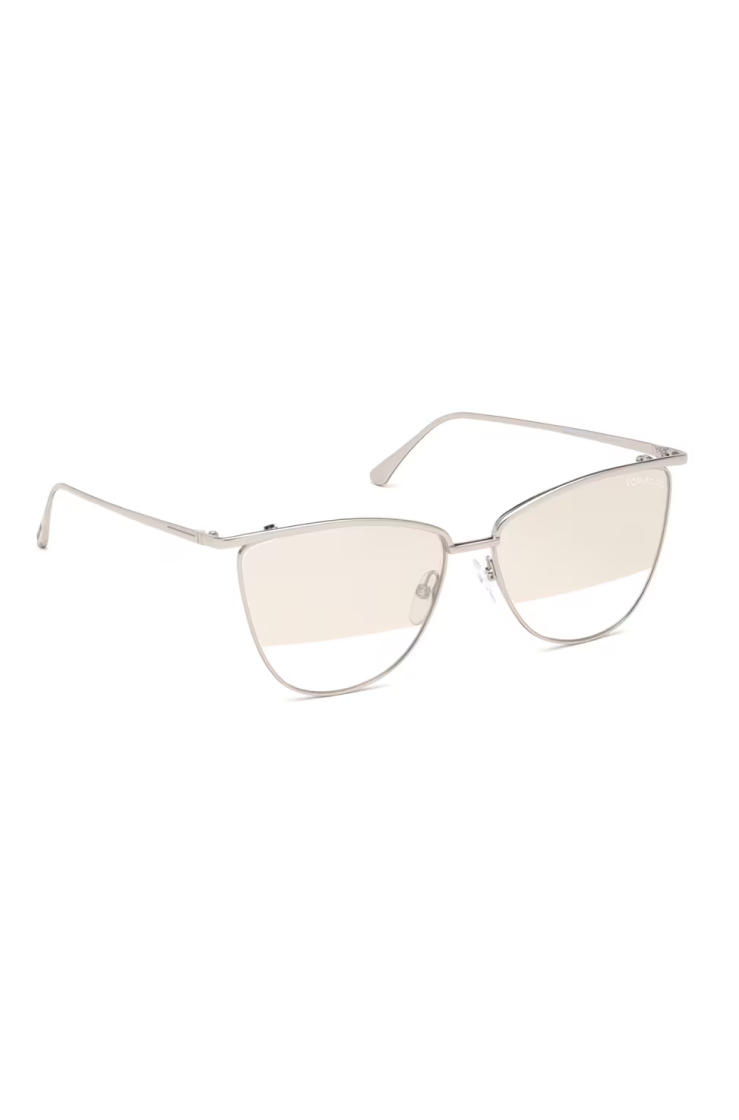 Tom Ford Women’s Silver Cat Eye Sunglasses with Grey Lenses Gafas de Sol Tom Ford Tom Ford Women's Silver Cat Eye Sunglasses with Grey Lenses Gafas de Sol Tom Ford